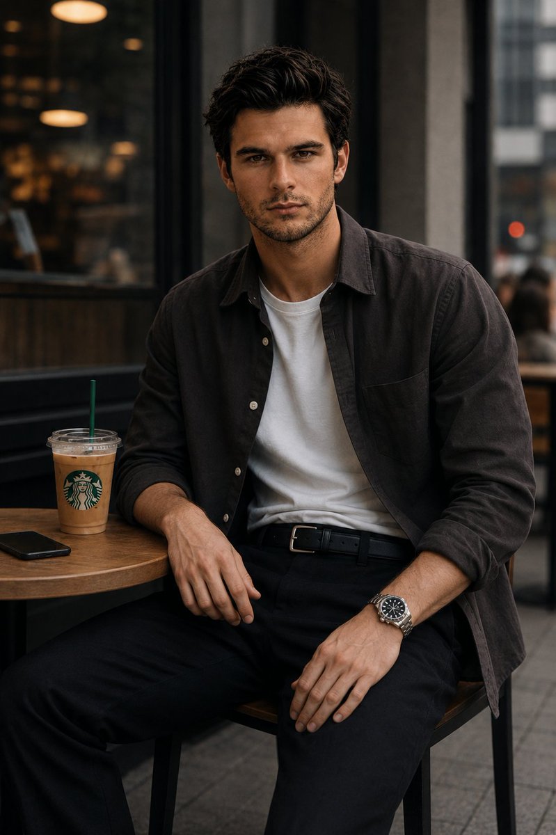Smart Casual AI 图像提示词